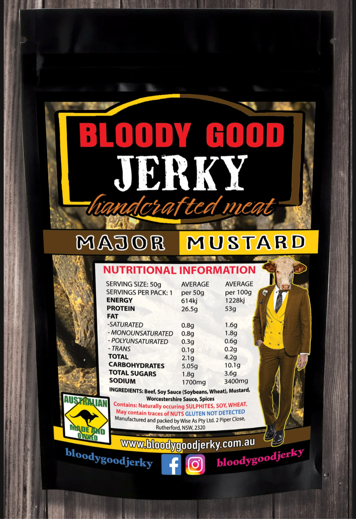 Bloody Hood Jerky- Major Mustard