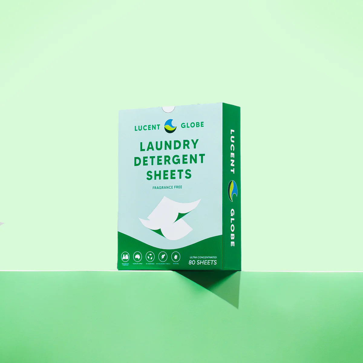 Lucent Globe: Laundry Detergent Sheets (Up to 80 Washes)