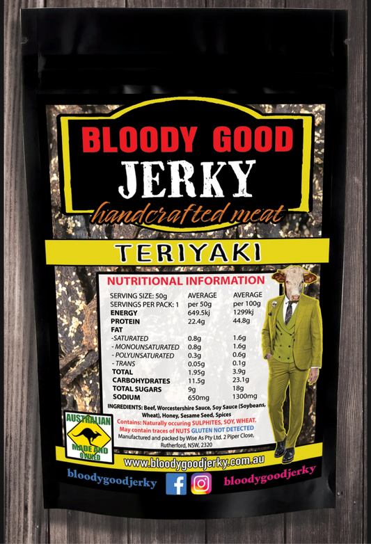 Bloody Good Jerky- Teriyaki