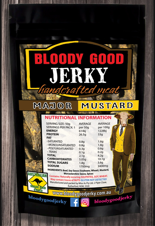 Bloody Hood Jerky- Major Mustard