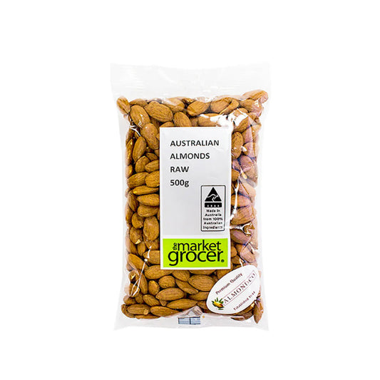 Aust Almonds Raw 500g