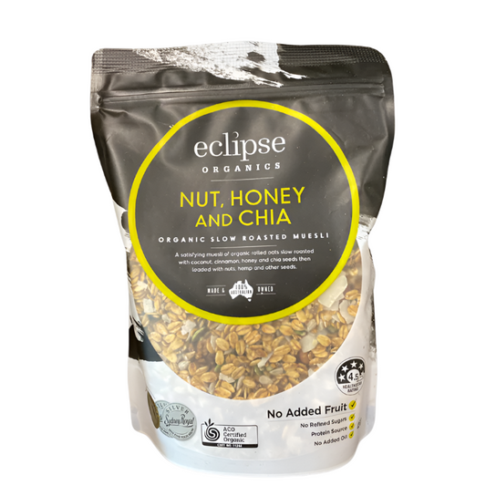 Eclipse Muesli- Nut, Honey and Chia 450g image 0