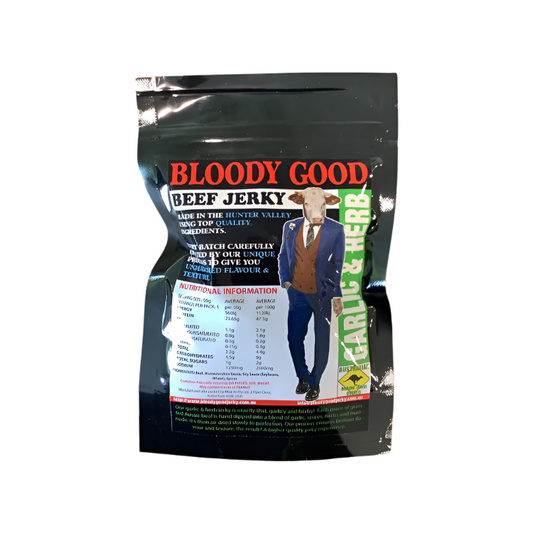 Bloody Good Jerky- Herb & Garlic image 0