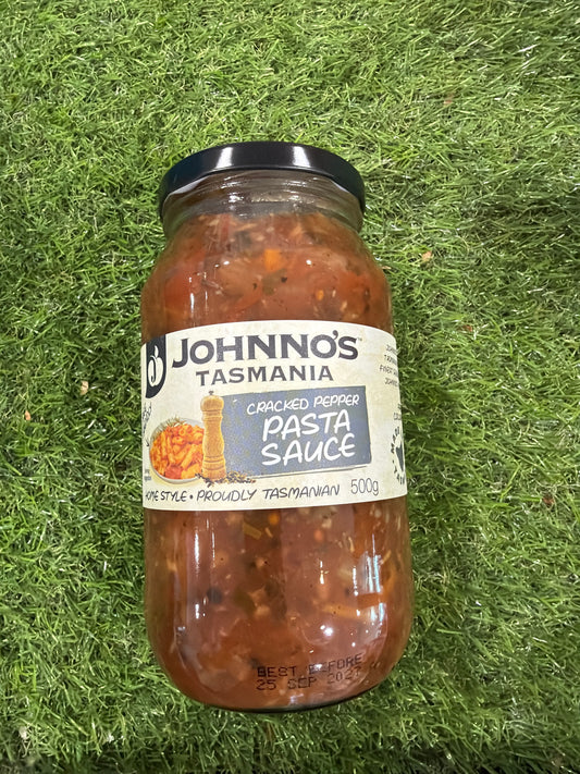 Johnno’s Cracked Pepper Pasta Sauce