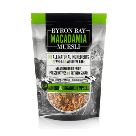 Byron Bay Muesli- Almond & Organic Hempseed 450g