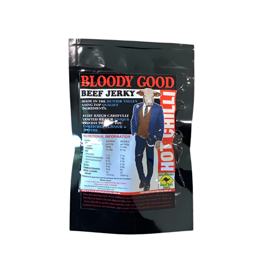 Bloody Good Jerky- Hot Chilli image 0